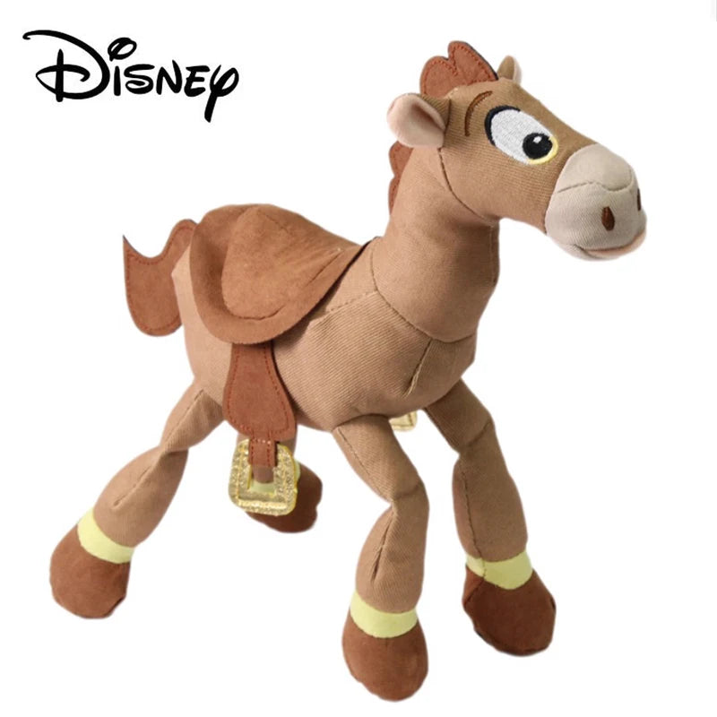 25CM Toy Story New Woody Sheriff Bass Bullseye Stuffed Animals Cute Horse Cartoon Plush Doll Birthday Gift For Kids Plush Toy
