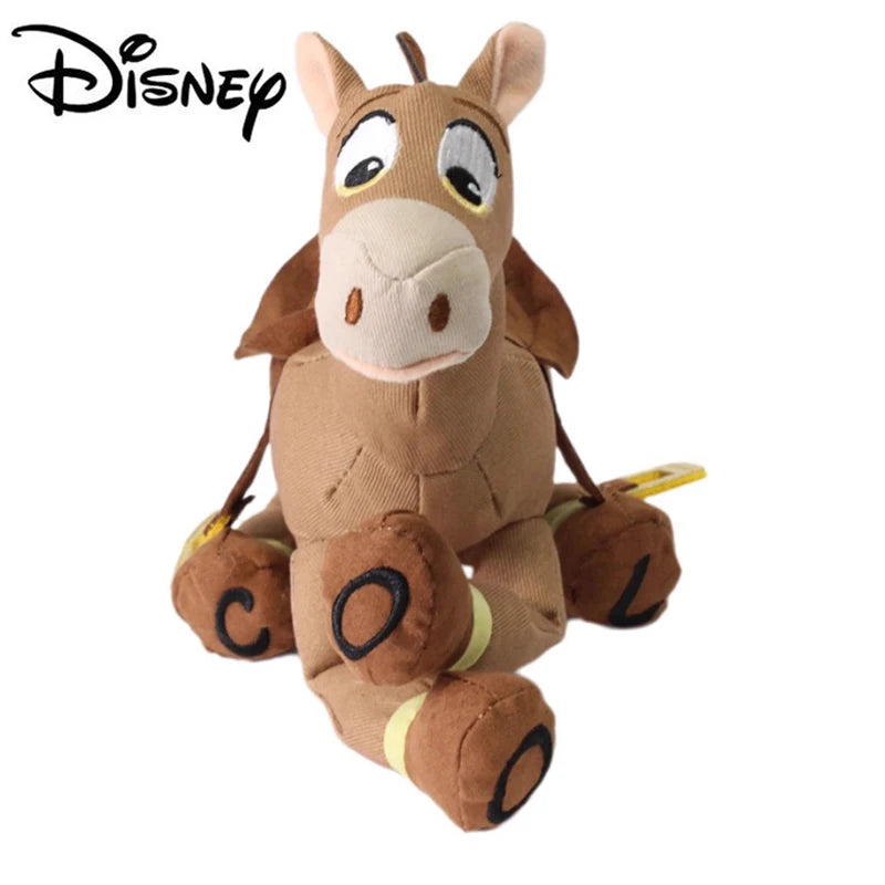 25CM Toy Story New Woody Sheriff Bass Bullseye Stuffed Animals Cute Horse Cartoon Plush Doll Birthday Gift For Kids Plush Toy