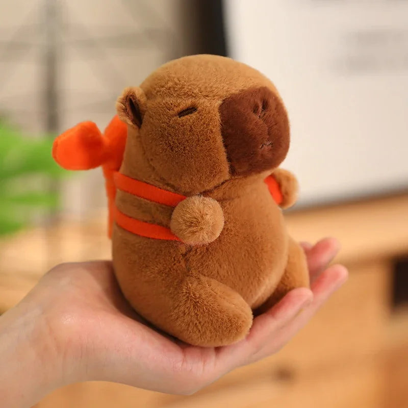 24 Styles Capybara Cosplay Pikachu Plush Toy Capibala Pendant Keychain Disney Stitch Sanrio Kuromi Stuffed Doll Bag Decor Gift