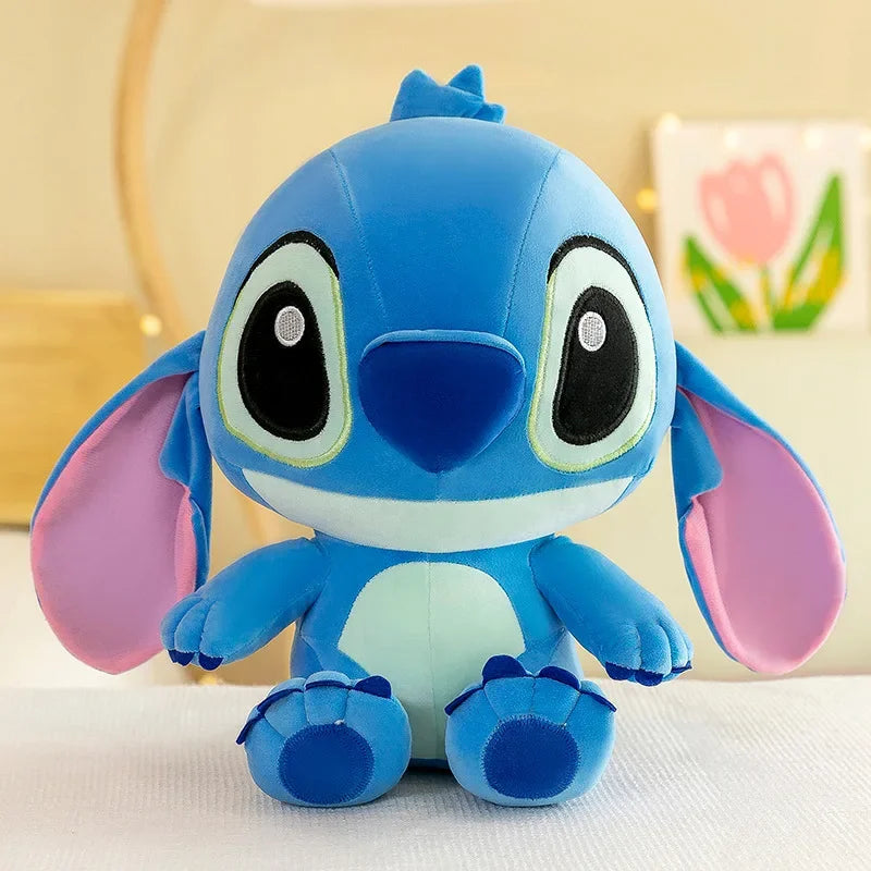 Disney Summer Dance Lilo &Stitch Hula Plumeria Stitch Angel Doll Sofa Pillow Girl Birthday Christmas Gift Kawaii Room Decoration