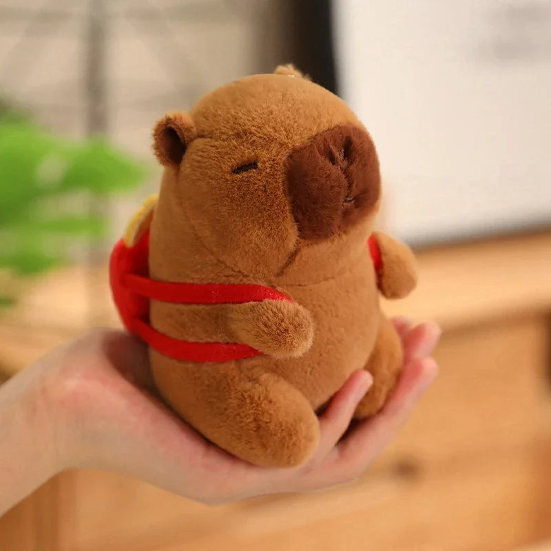 24 Styles Capybara Cosplay Pikachu Plush Toy Capibala Pendant Keychain Disney Stitch Sanrio Kuromi Stuffed Doll Bag Decor Gift