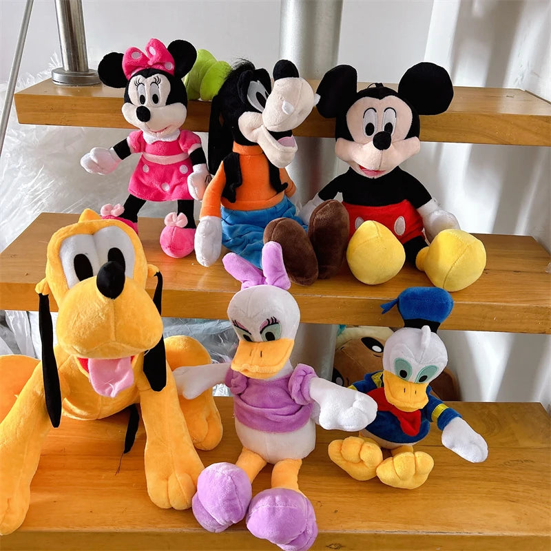 Lovely Pluto Donald Duck Stuffed Anime Goofy Doll Minnie Mickey Mouse Plushies Movie Figure Plush Toy Pillow Birthday Gift Girl