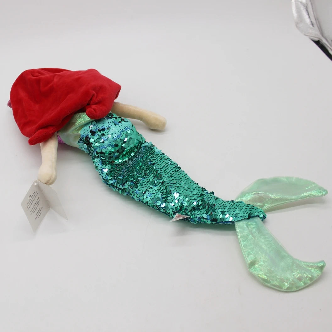 1piece 40cm Disney princess The Little Mermaid Ariel princess and flounder Stuffed Soft Toys The Mermaid plush dolls