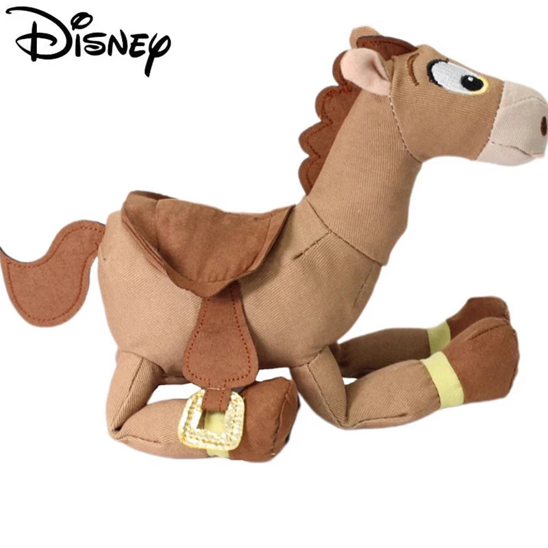 25CM Toy Story New Woody Sheriff Bass Bullseye Stuffed Animals Cute Horse Cartoon Plush Doll Birthday Gift For Kids Plush Toy