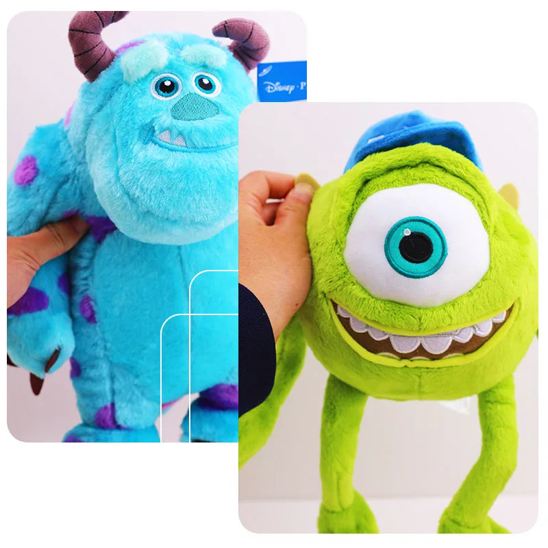 30cm Disney Monsters University Plush Toy Mike Wazowski & Sullivan Dolls Kawaii Monster Inc Stuffed Animals Set For Boys Gift