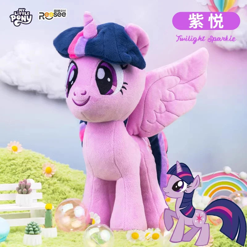 HQ My Little Pony Plush Toys Twilight Sparkle Pinkie Pie Rarity Fluttershy Applejack Rainbow Dash Stuffed Doll Kid Xmas Gift