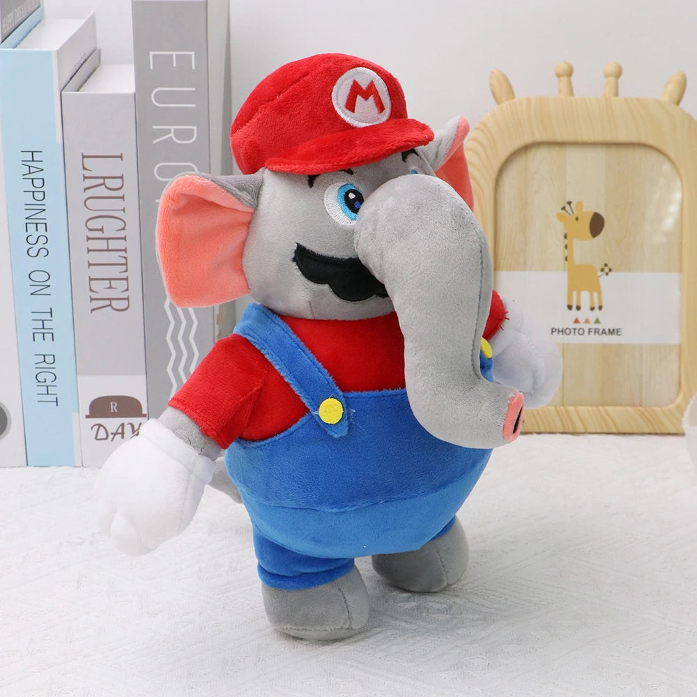 Mario Luigi Plush Toys Waluigi Wario Mario Bros Cosplay Elephant Cat Bear Peluche Stuffed Dolls Halloween Birthday Gifts