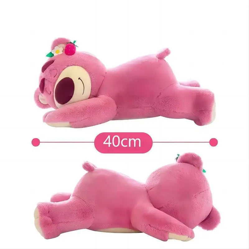 Lots-o'-Huggin' Bear plush toys Cute Toy Story plushie Strawberry Aroma Soft Doll Lotso Stuffed Pillow Birthday Gift for Kids