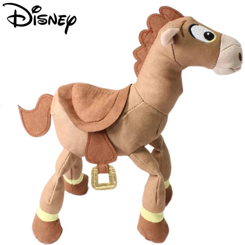 25CM Toy Story New Woody Sheriff Bass Bullseye Stuffed Animals Cute Horse Cartoon Plush Doll Birthday Gift For Kids Plush Toy