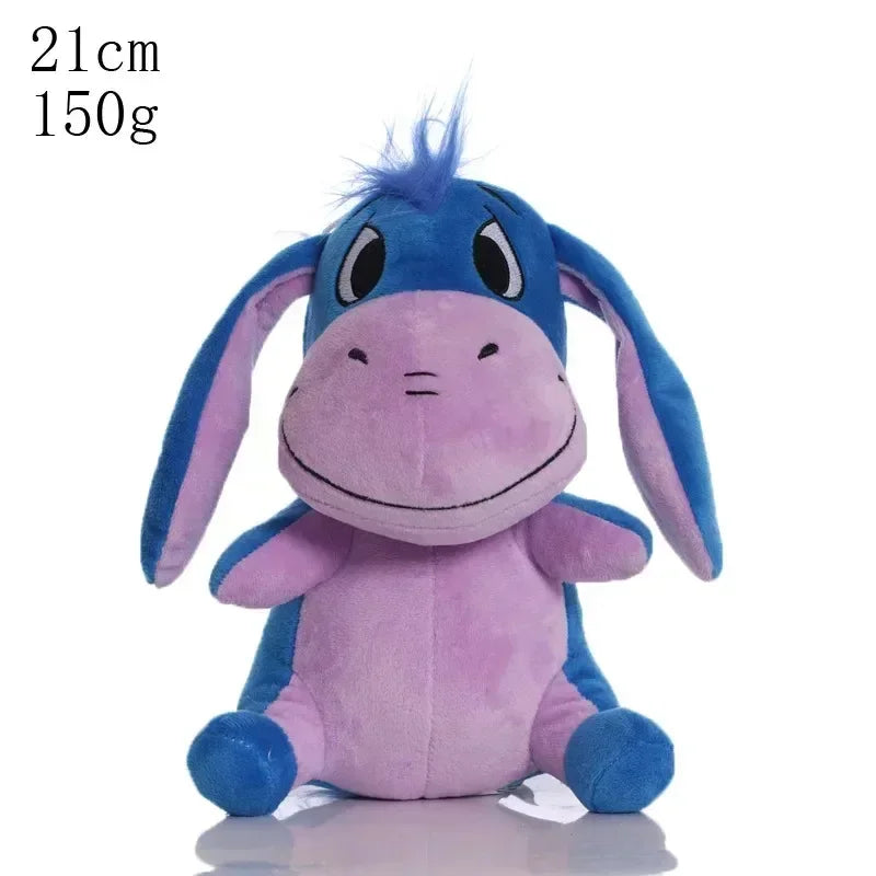 21-25cm Hot Disney Cartoon Figure Cute Animal Qi-ear Donkey Pijie Winnie The Pooh Tigger Toy Doll Children Room Ornament Gift