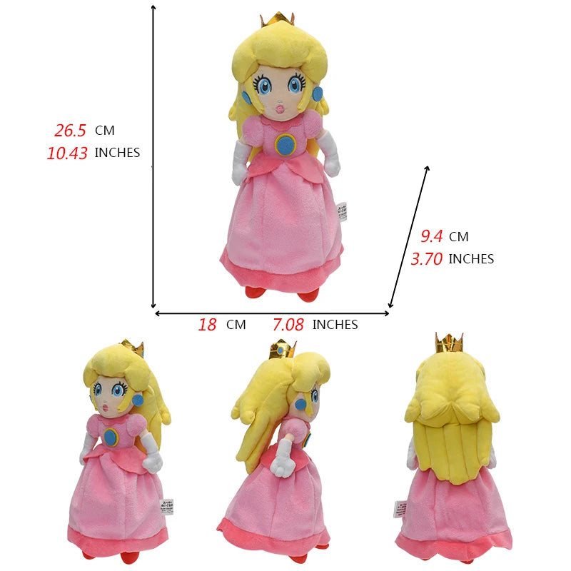 Super Mario Bros. Wonder Plush Toy Mairo Luigi Princess Peach Daisy Toad Toadette Yoshi Soft Stuffed Dolls Nabbit Skedaddlers