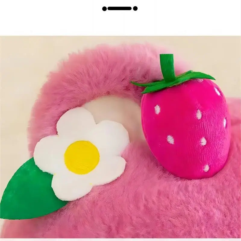 Lots-o'-Huggin' Bear plush toys Cute Toy Story plushie Strawberry Aroma Soft Doll Lotso Stuffed Pillow Birthday Gift for Kids