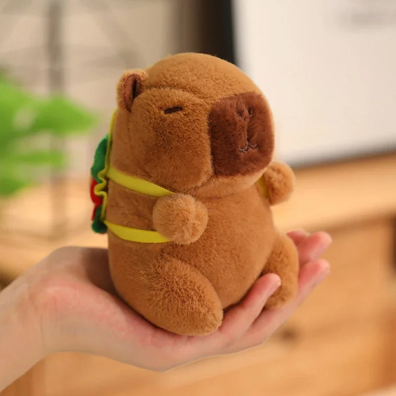 24 Styles Capybara Cosplay Pikachu Plush Toy Capibala Pendant Keychain Disney Stitch Sanrio Kuromi Stuffed Doll Bag Decor Gift