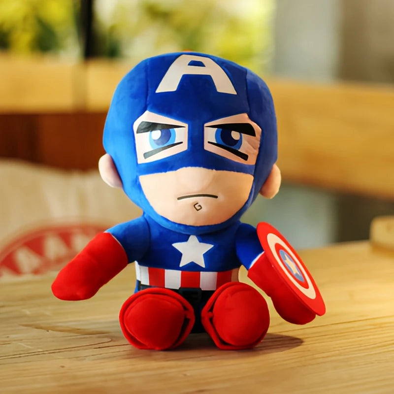 2025 Marvel 20-30Cm  Spiderman Plush Toy Soft Stuffed Cartoon Stuffed Doll Large Plush Boy Cloth Doll Pillow Kids Christmas Gift