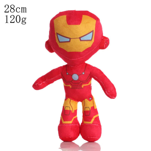 2025 Marvel 20-30Cm  Spiderman Plush Toy Soft Stuffed Cartoon Stuffed Doll Large Plush Boy Cloth Doll Pillow Kids Christmas Gift