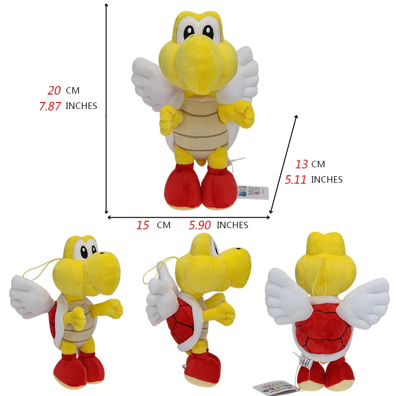 Super Mario Bros. Wonder Plush Toy Mairo Luigi Princess Peach Daisy Toad Toadette Yoshi Soft Stuffed Dolls Nabbit Skedaddlers