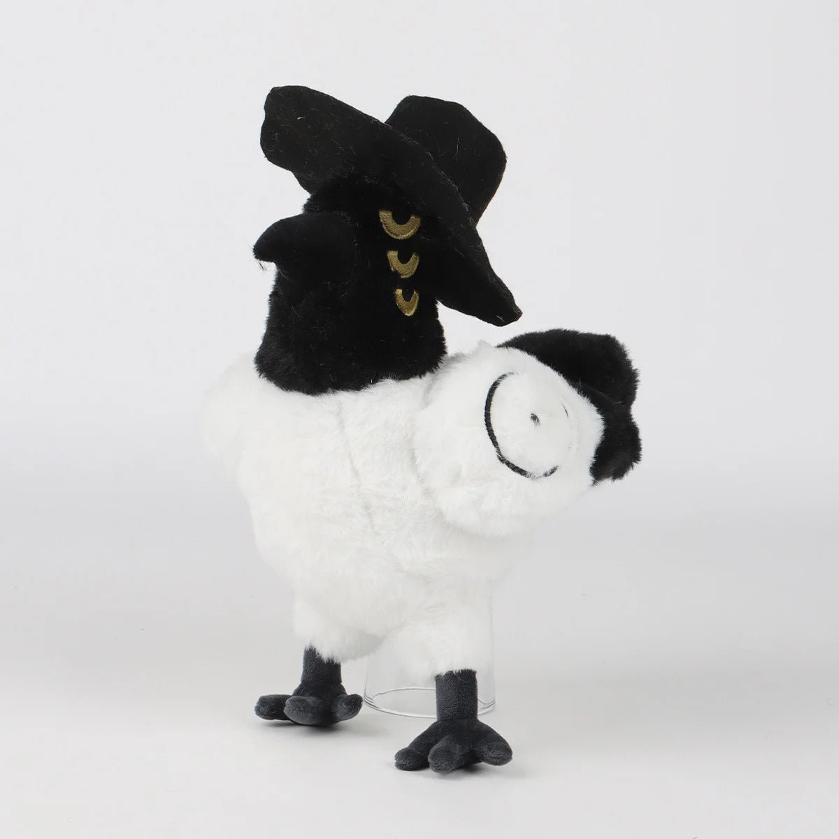 Demons Hunters Plush Cute Purple Tiger Black Hat Magpie With 3 Eyes Monster Hunt Girl Group Stuffed For Fans Gifts