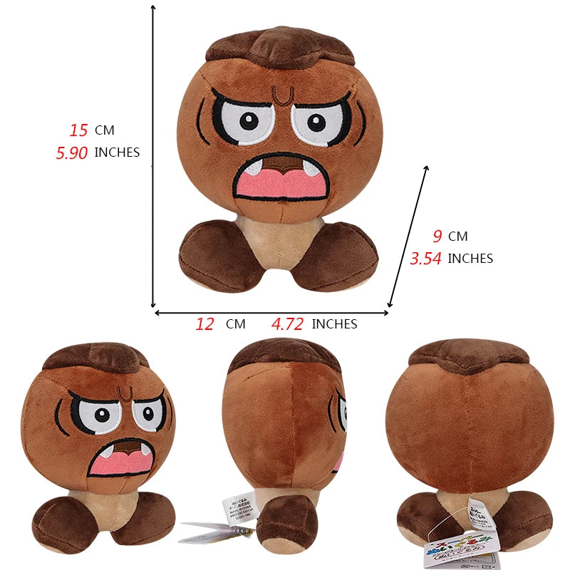 Super Mario Bros. Wonder Plush Toy Mairo Luigi Princess Peach Daisy Toad Toadette Yoshi Soft Stuffed Dolls Nabbit Skedaddlers