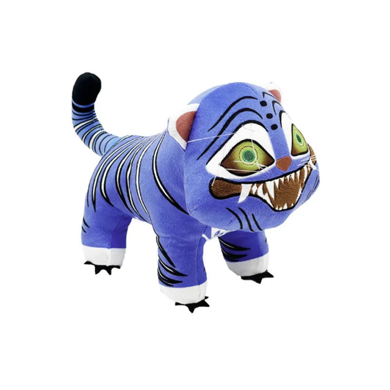 Anime Kpop Demons Hunters Plush Cute Purple Tiger Black Hat Magpie With 3 Eyes Monster Hunt Girl Group Stuffed For Fans Gifts