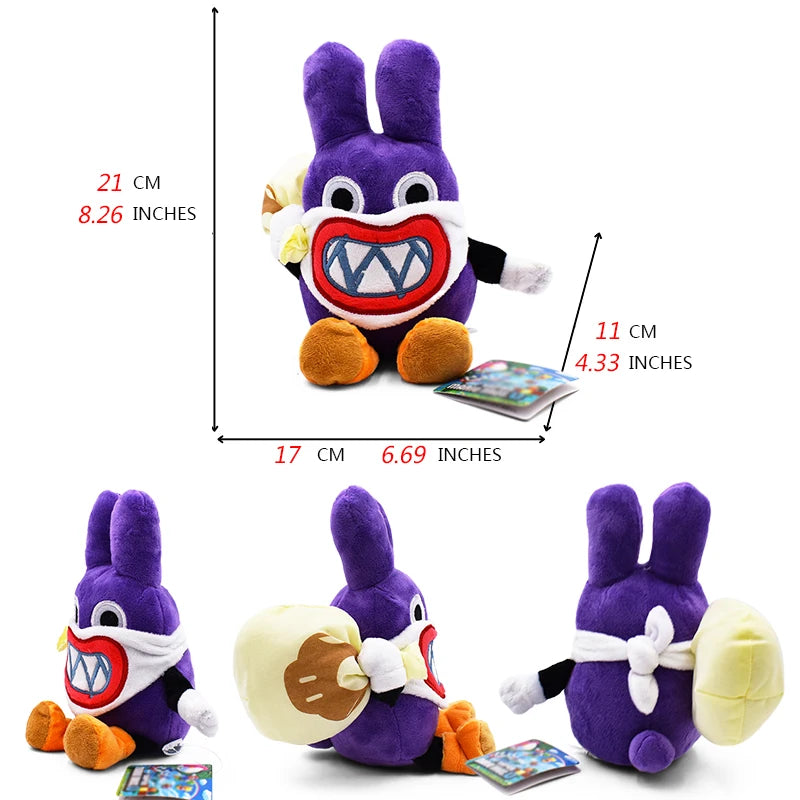 Super Mario Bros. Wonder Plush Toy Mairo Luigi Princess Peach Daisy Toad Toadette Yoshi Soft Stuffed Dolls Nabbit Skedaddlers