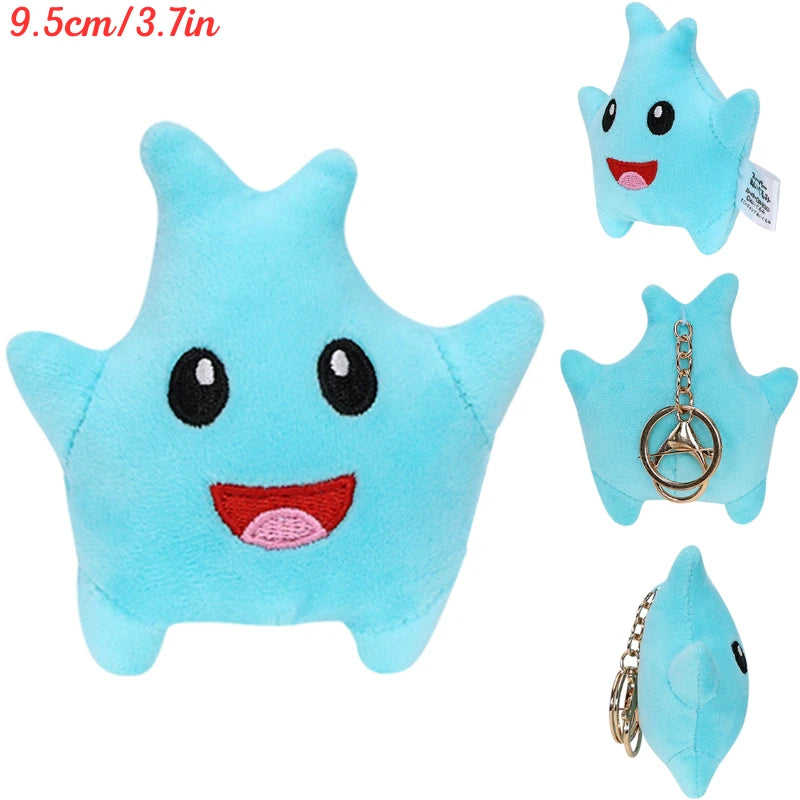 Kawaii Mario Luigi Green Yoshi Super Star Plush Toys Keychain Cute Triple Bananas Ice Fire Flowers Anime Peluche Dolls Pandents