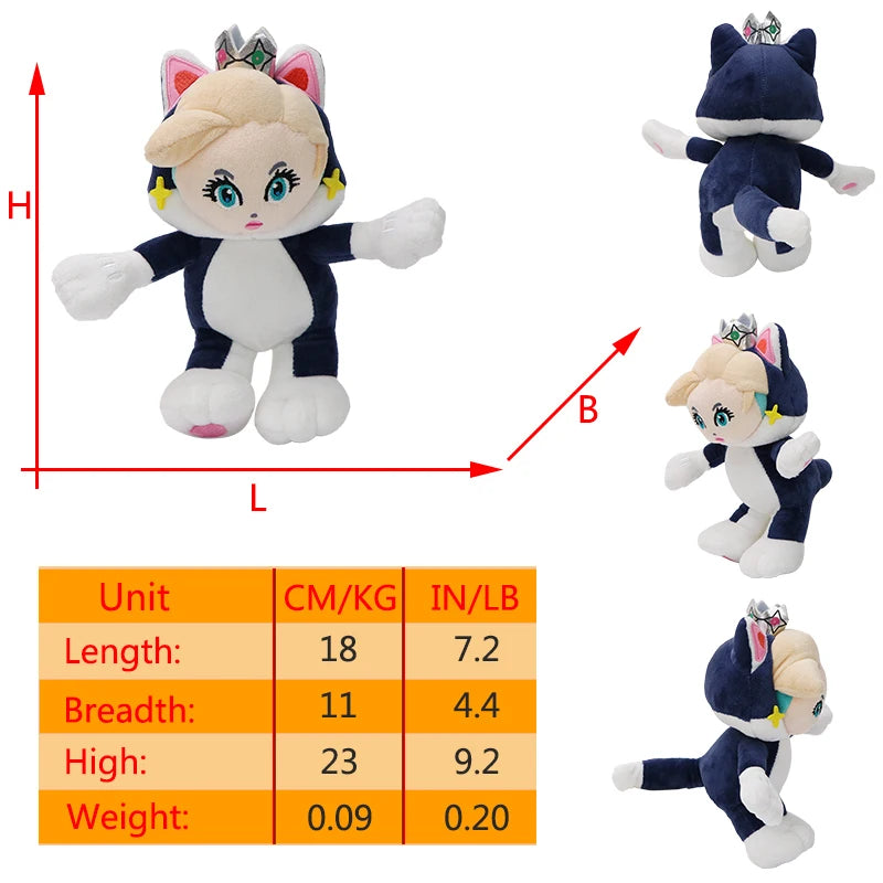 Mario Luigi Plush Toys Waluigi Wario Mario Bros Cosplay Elephant Cat Bear Peluche Stuffed Dolls Halloween Birthday Gifts