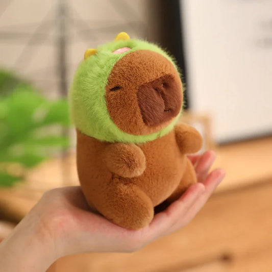 24 Styles Capybara Cosplay Pikachu Plush Toy Capibala Pendant Keychain Disney Stitch Sanrio Kuromi Stuffed Doll Bag Decor Gift