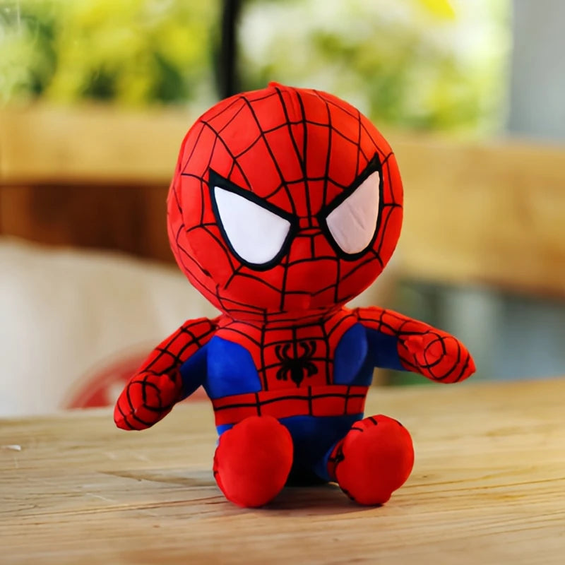 2025 Marvel 20-30Cm  Spiderman Plush Toy Soft Stuffed Cartoon Stuffed Doll Large Plush Boy Cloth Doll Pillow Kids Christmas Gift
