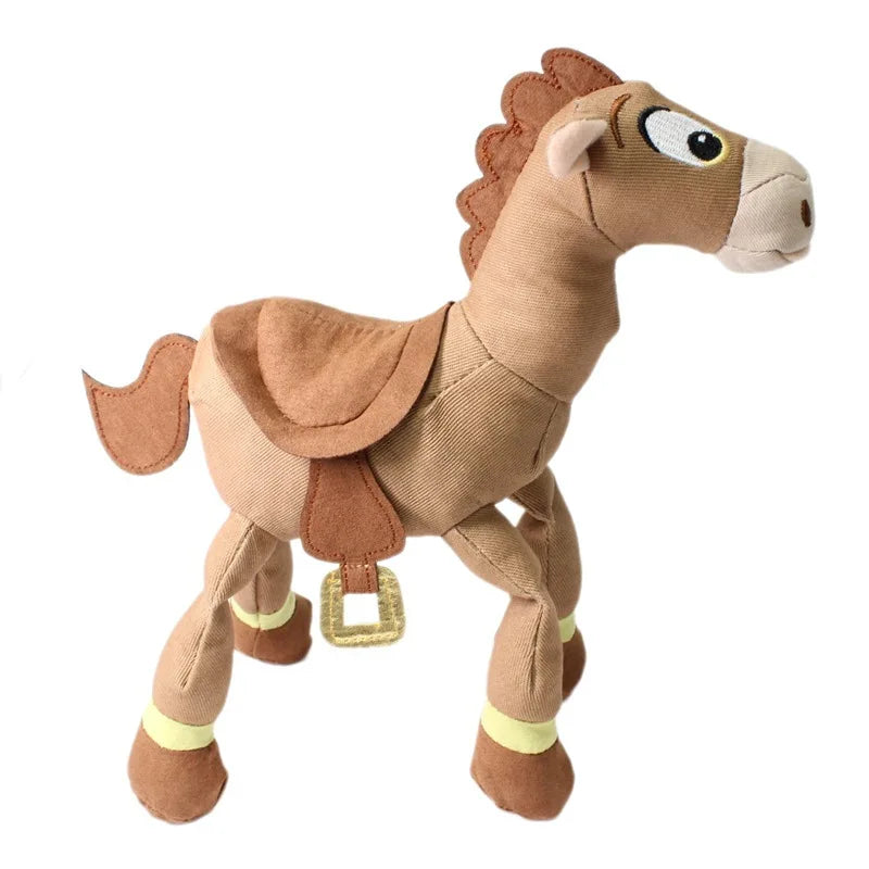 Disney Toy Story Woody Sheriff Bass Bullseye Plush Toy Anime Horse Stuffed Doll Room Decoration Kawaii Peluches Kids Xmas Gift