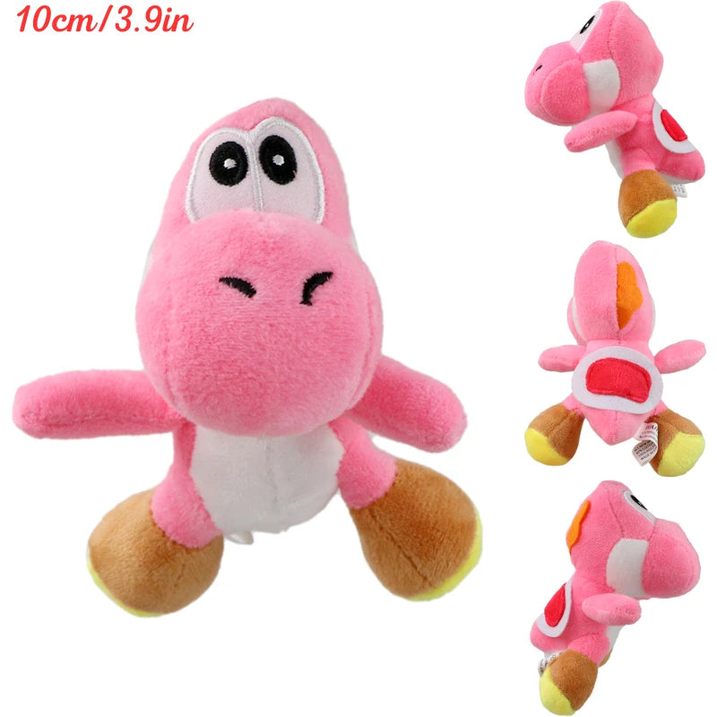Kawaii Mario Luigi Green Yoshi Super Star Plush Toys Keychain Cute Triple Bananas Ice Fire Flowers Anime Peluche Dolls Pandents