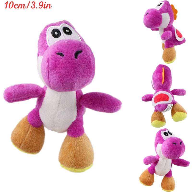 Kawaii Mario Luigi Green Yoshi Super Star Plush Toys Keychain Cute Triple Bananas Ice Fire Flowers Anime Peluche Dolls Pandents