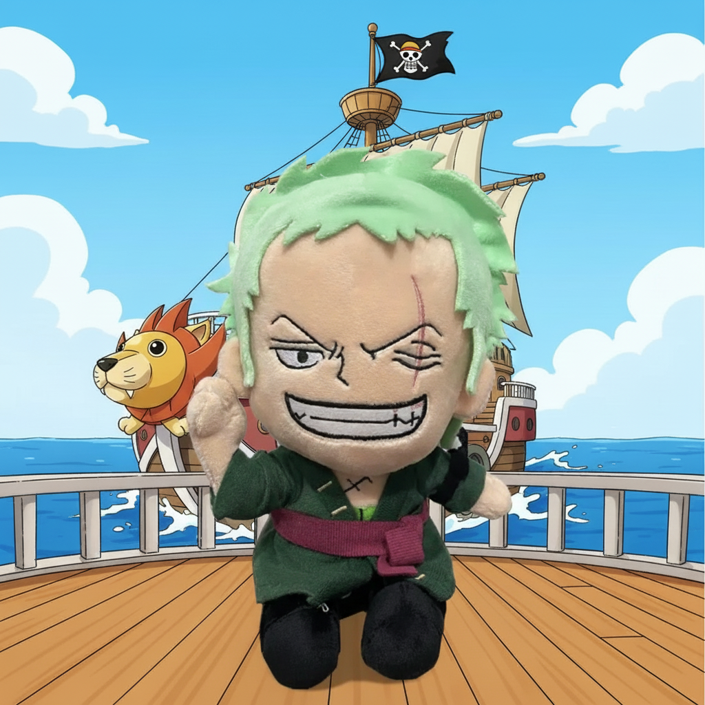 One Piece Zoro and Luffy Plush Toy